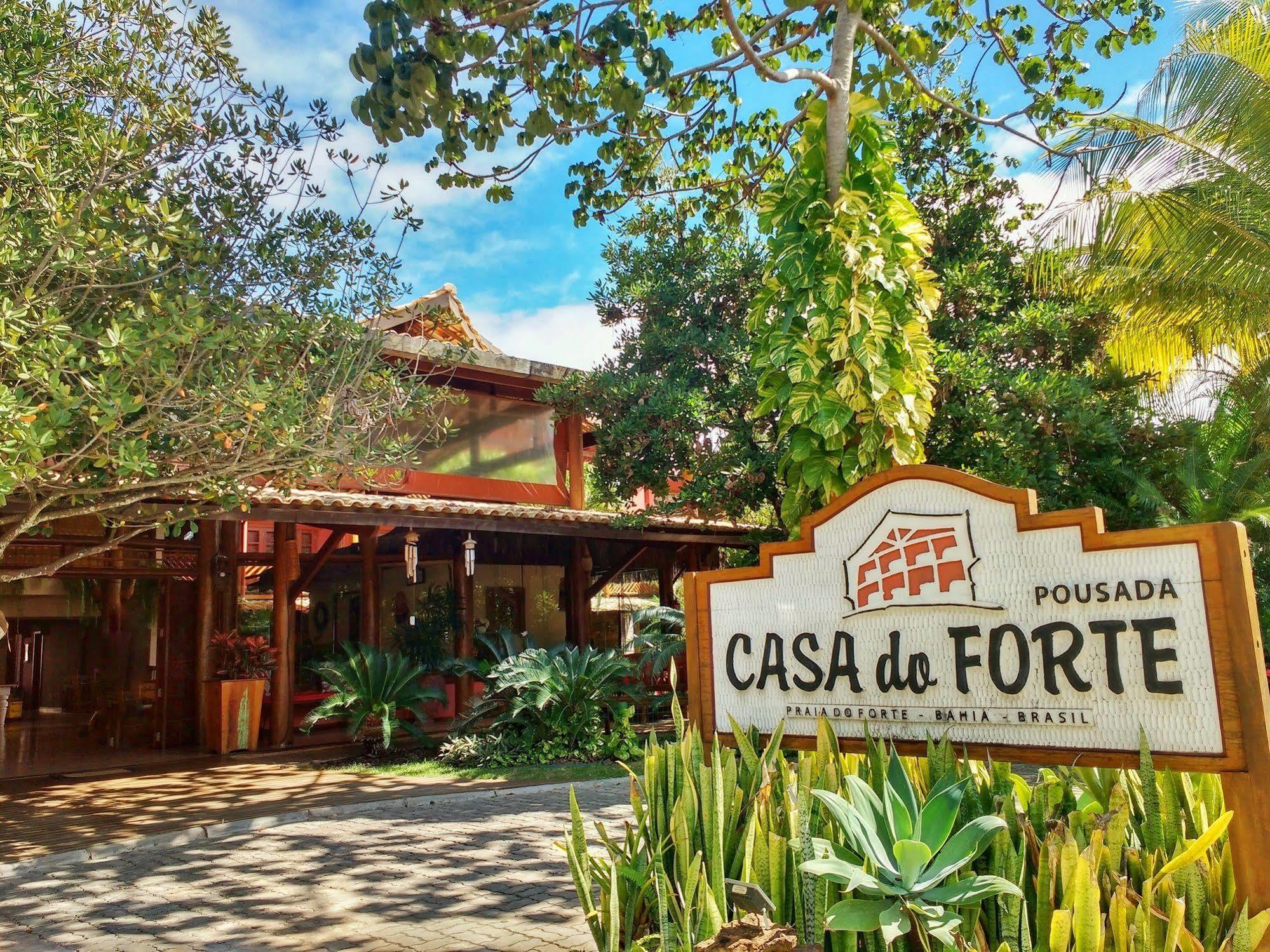 Pousada Casa Do Forte Mata de Sao Joao Bagian luar foto